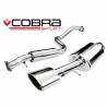 Seat Leon Cupra R (1M-Mk1) 2002-05 Cobra Sport / Cat Back Exhaust (2.5  Bore) (Resonated)
