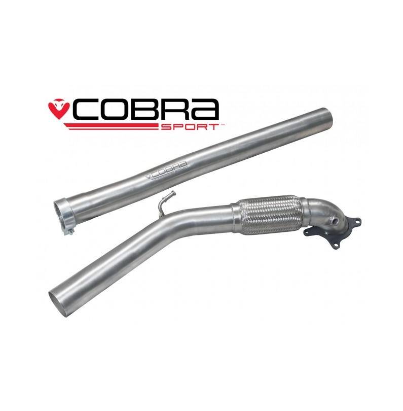 Seat Leon FR 2.0 FSI 200-211PS (1P-Mk2) 2006-13 Cobra Sport / Front Pipe / De-cat