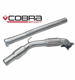 Seat Leon FR 2.0 FSI 200-211PS (1P-Mk2) 2006-13 Cobra Sport / Front Pipe & High Flow Catalyst