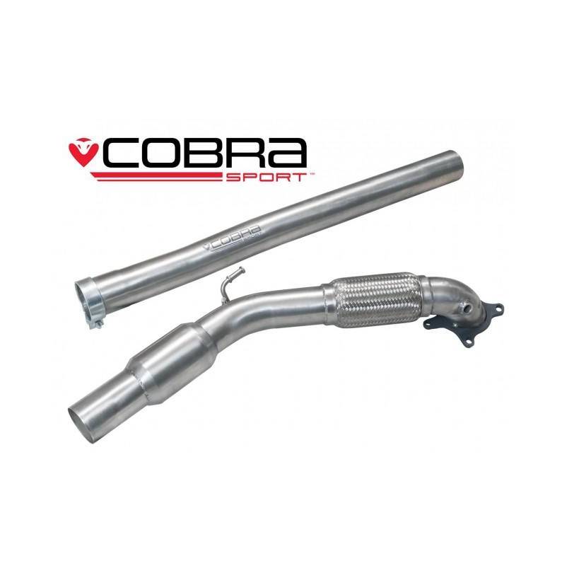 Seat Leon FR 2.0 FSI 200-211PS (1P-Mk2) 2006-13 Cobra Sport / Front Pipe & High Flow Catalyst