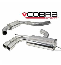 Seat Leon FR 2.0 FSI 200-211PS (1P-Mk2) 2006-13 Cobra Sport / Cat Back Exhaust (Resonated)