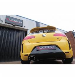 Seat Leon FR 2.0 FSI 200-211PS (1P-Mk2) 2006-13 Cobra Sport / Turbo Back Exhaust (with De-Cat & Resonator)