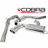 Seat Leon FR 2.0 FSI 200-211PS (1P-Mk2) 2006-13 Cobra Sport / Turbo Back Exhaust (with Sports Cat & Resonater)