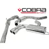 Seat Leon FR 2.0 FSI 200-211PS (1P-Mk2) 2006-13 Cobra Sport / Turbo Back Exhaust (with Sports Cat & Resonater)