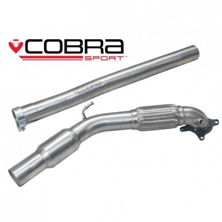 Seat Leon Cupra 2.0 FSI 240PS (1P-Mk2) 2006-12 Cobra Sport / Front Pipe & High Flow Catalyst
