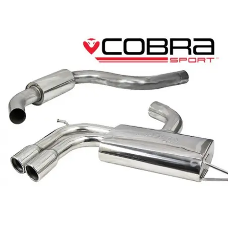 Seat Leon Cupra 2.0 FSI 240PS (1P-Mk2) 2006-12 / Cat Back Exhaust (Resonated)