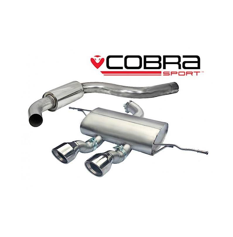 Seat Leon Cupra R 2.0 TSI 265PS (1P-Mk2) 2010-12 / Cat Back Exhaust (Resonated)