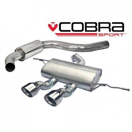 Seat Leon Cupra R 2.0 TSI 265PS (1P-Mk2) 2010-12 / Cat Back Exhaust (Resonated)