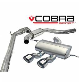 Seat Leon Cupra R 2.0 TSI 265PS (1P-Mk2) 2010-12 / Turbo Back Exhaust (De-Cat / Resonated)