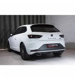 Seat Leon Cupra 280, 290 & 300 2.0 TSI (5F-MK3) 2014- / Cat Back Exhaust (Resonated)