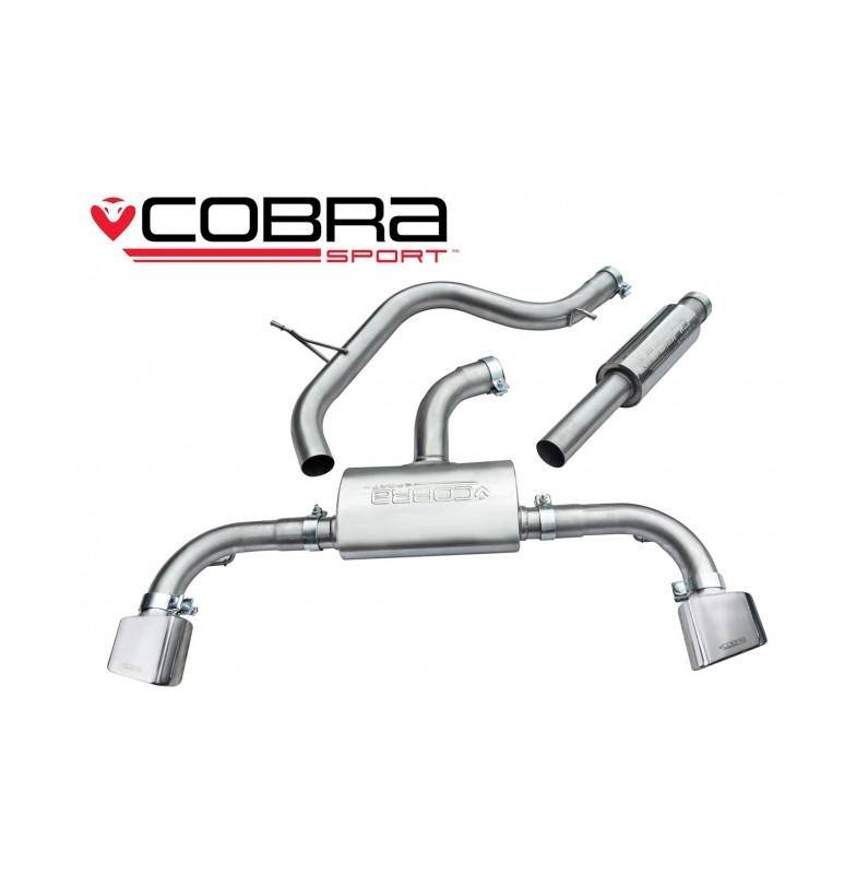 Seat Leon Cupra 280, 290 & 300 2.0 TSI (5F-MK3) 2014- / Cat Back Exhaust (Resonated)