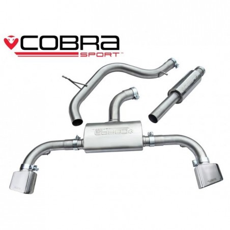 Seat Leon Cupra 280, 290 & 300 2.0 TSI (5F-MK3) 2014- / Cat Back Exhaust (Resonated)