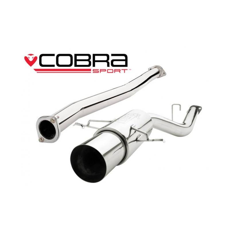 Subaru Impreza WRX / STI (1993-2000) Cobra Sport Race Type Exhausts/ Cat Back Exhaust (Non-Resonated) (3 /76.2mm bore)