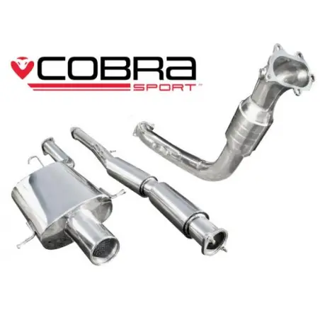 Subaru Impreza WRX / STI (1993-2000) Cobra Sport Track Type Exhausts/ Turbo Back Exhaust (with Sports Catalyst)