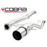 Subaru Impreza WRX / STI (2006-07) Cobra Sport Race Type Exhausts/ Cat Back Exhaust (Resonated) (2.5 /63.5mm bore)
