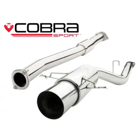 Subaru Impreza WRX / STI (2006-07) Cobra Sport Race Type Exhausts/ Cat Back Exhaust (Resonated) (3 /76.2mm bore)