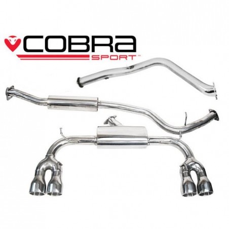 Subaru Impreza STI Turbo Hatch (2008-12) / Turbo Back Exhaust - (with De-Cat & Resonator)