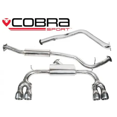 Subaru Impreza STI Turbo Hatch (2008-12) / Turbo Back Exhaust - (with De-Cat & Resonator)