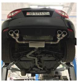 Subaru Impreza STI Turbo Hatch (2008-12) / Turbo Back Exhaust - (with Sports Catalyst & Resonater)