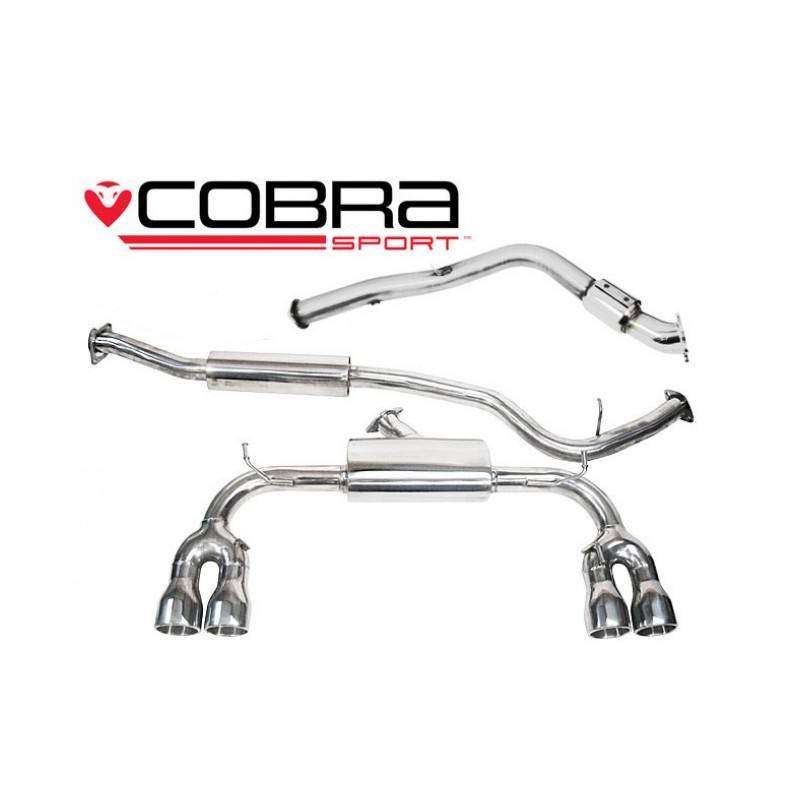 Subaru Impreza STI Turbo Hatch (2008-12) / Turbo Back Exhaust - (with Sports Catalyst & Resonater)