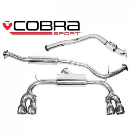 Subaru Impreza STI Turbo Hatch (2008-12) / Turbo Back Exhaust - (with Sports Catalyst & Resonater)