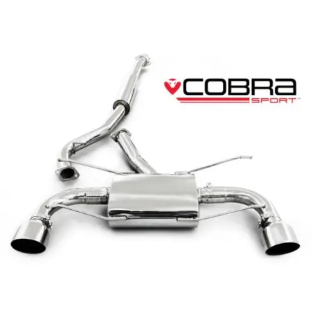 Toyota GT86 Cobra Sport / Cat Back Exhaust (Resonated)