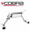 Toyota MR2 Roadster (1999-2007) Cobra Sport / Cat Back Exhaust (Dual Exit)