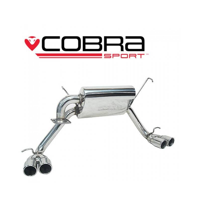 Toyota MR2 Roadster (1999-2007) Cobra Sport / Cat Back Exhaust (Quad Exit) Toyota MR2 Roadster (1999-2007) Cobra Sport / Cat Back Exhaust (Quad Exit)