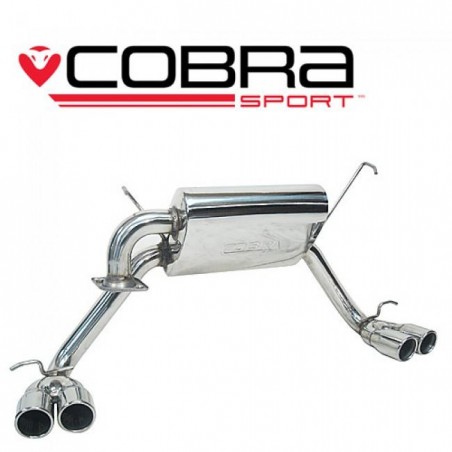 Toyota MR2 Roadster (1999-2007) Cobra Sport / Cat Back Exhaust (Quad Exit)