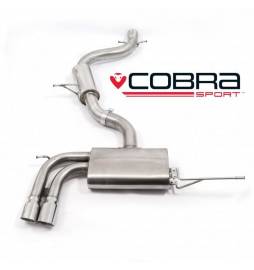 VW Golf MK5 GTI (1K) 2004-09 Cobra Sport / Cat Back Exhaust (Resonated)