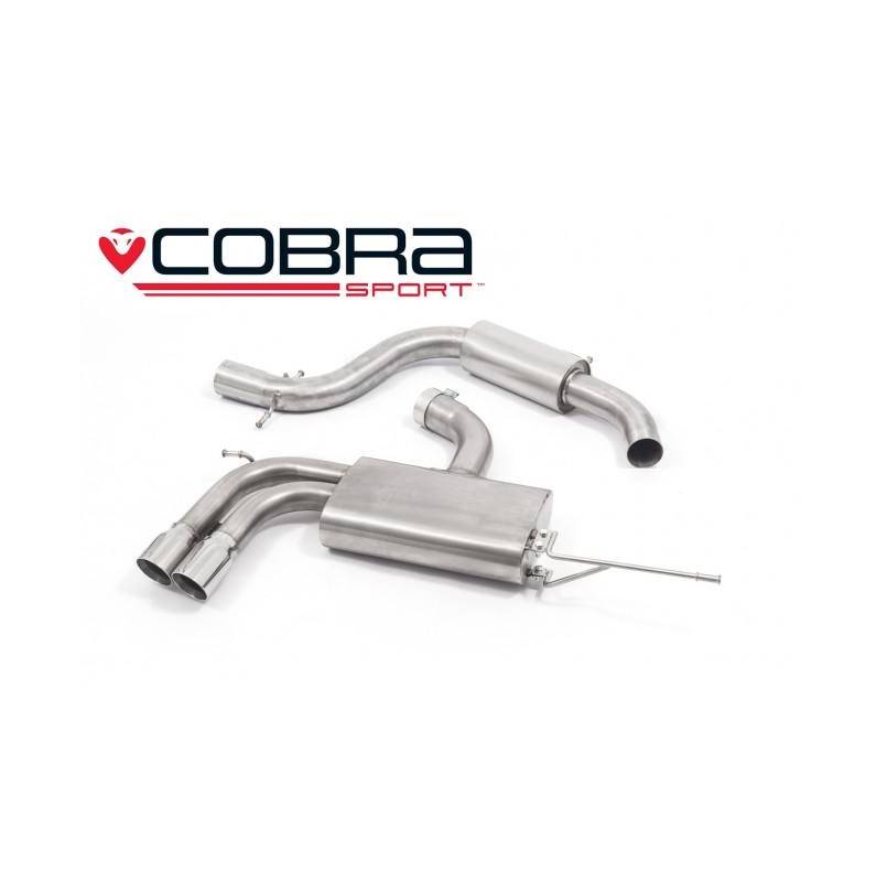 VW Golf MK5 GTI (1K) 2004-09 Cobra Sport / Cat Back Exhaust (Resonated)