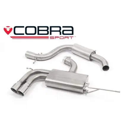 VW Golf MK5 GTI (1K) 2004-09 Cobra Sport / Cat Back Exhaust (Resonated)