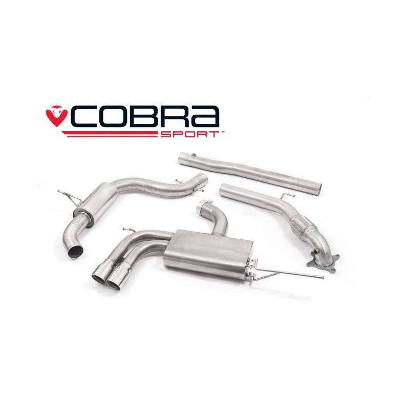 VW Golf MK5 GTI (1K) 2004-09 Cobra Sport / Turbo Back Exhaust (with De-Cat & Resonator)