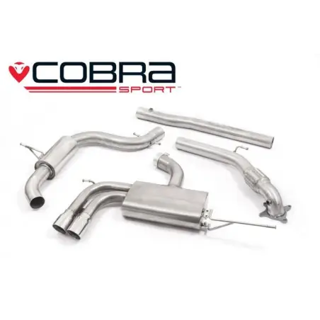 VW Golf MK5 GTI (1K) 2004-09 Cobra Sport / Turbo Back Exhaust (with De-Cat & Resonator)