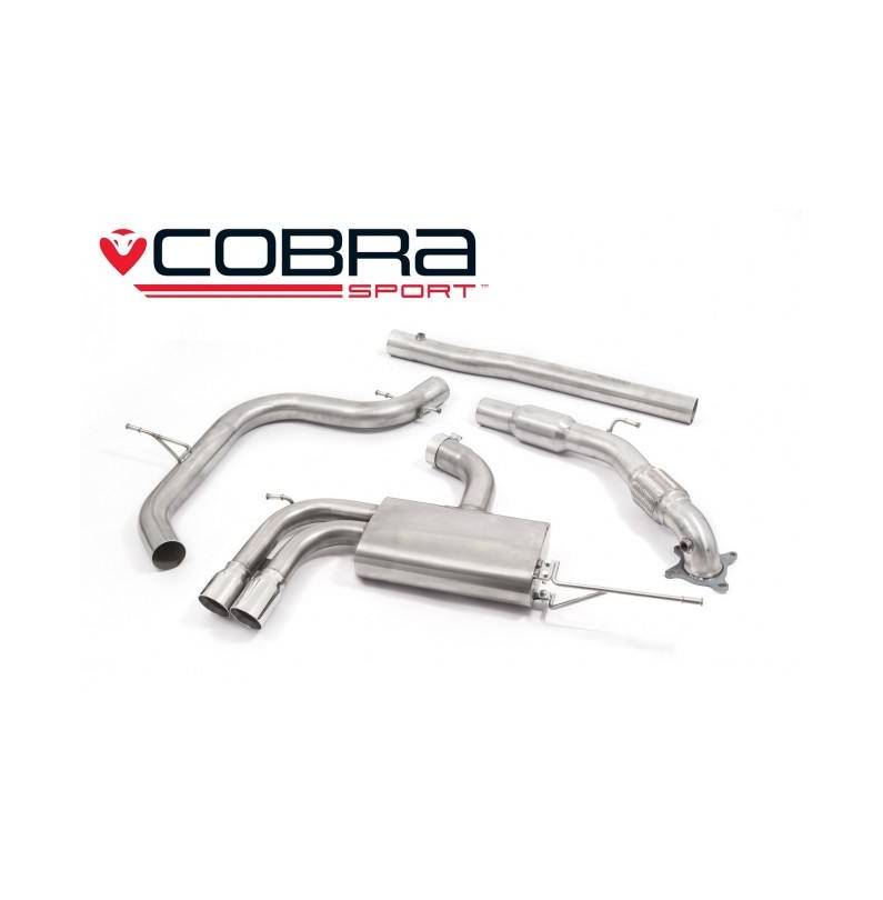 VW Golf MK5 GTI (1K) 2004-09 Cobra Sport / Turbo Back Exhaust (with Sports Catalyst / Non-Resonated)