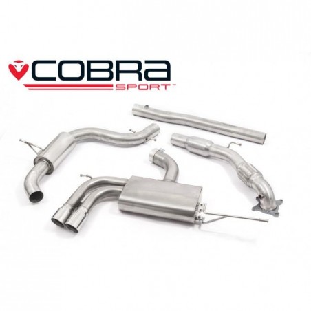 VW Golf MK5 GTI (1K) 2004-09 Cobra Sport / Turbo Back Exhaust (with Sports Catalyst & Resonater)