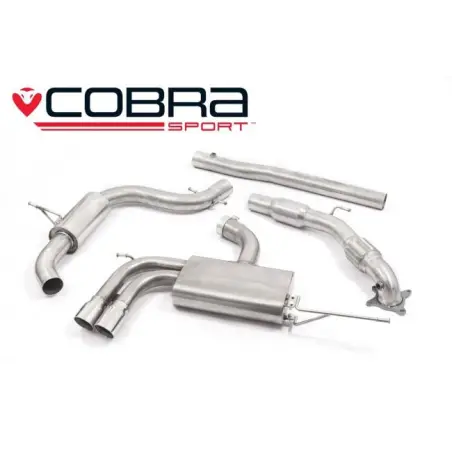 VW Golf MK5 GTI (1K) 2004-09 Cobra Sport / Turbo Back Exhaust (with Sports Catalyst & Resonater)