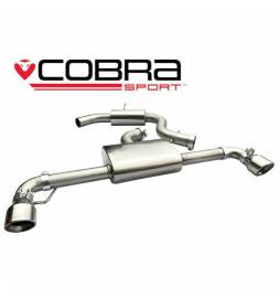 VW Golf MK6 GTI (5K) 2009-13 Cobra Sport / Cat Back Exhaust (Resonated)