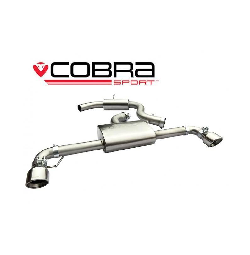 VW Golf MK6 GTI (5K) 2009-13 Cobra Sport / Cat Back Exhaust (Resonated)