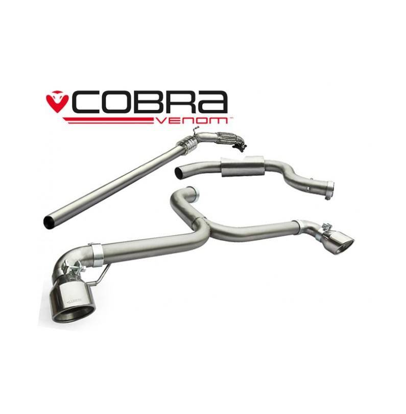 VW Golf MK6 GTI (5K) 2009-13 Cobra Sport / Turbo Back Exhaust - Venom Range (With Sports Catalyst)