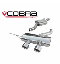 VW Golf MK6 R (5K) 2009-13 Cobra Sport / Cat Back Exhaust (Resonated)