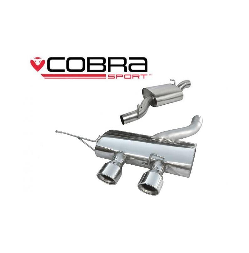 VW Golf MK6 R (5K) 2009-13 Cobra Sport / Cat Back Exhaust (Resonated)