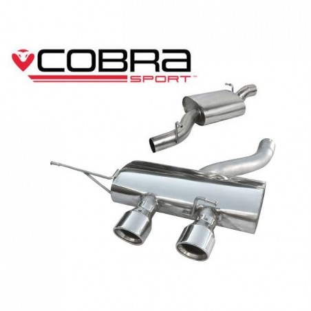 VW Golf MK6 R (5K) 2009-13 Cobra Sport / Cat Back Exhaust (Resonated)