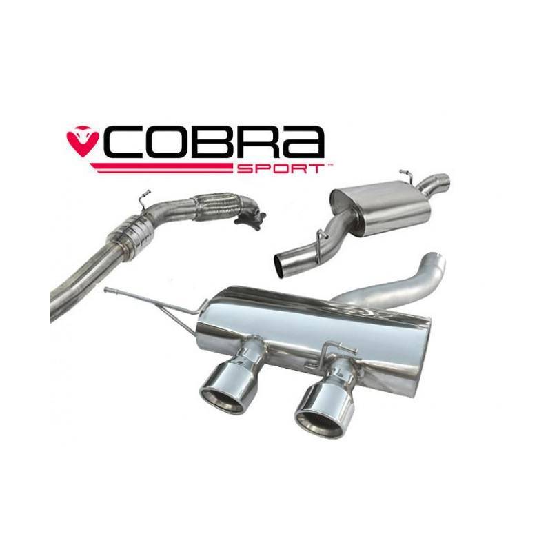 VW Golf MK6 R (5K) 2009-13 Cobra Sport / Turbo Back Exhaust (with Sports Catalyst & Resonater) VW Golf MK6 R (5K) 2009-13 Cobra Sport / Turbo Back Exhaust (with Sports Catalyst & Resonater)