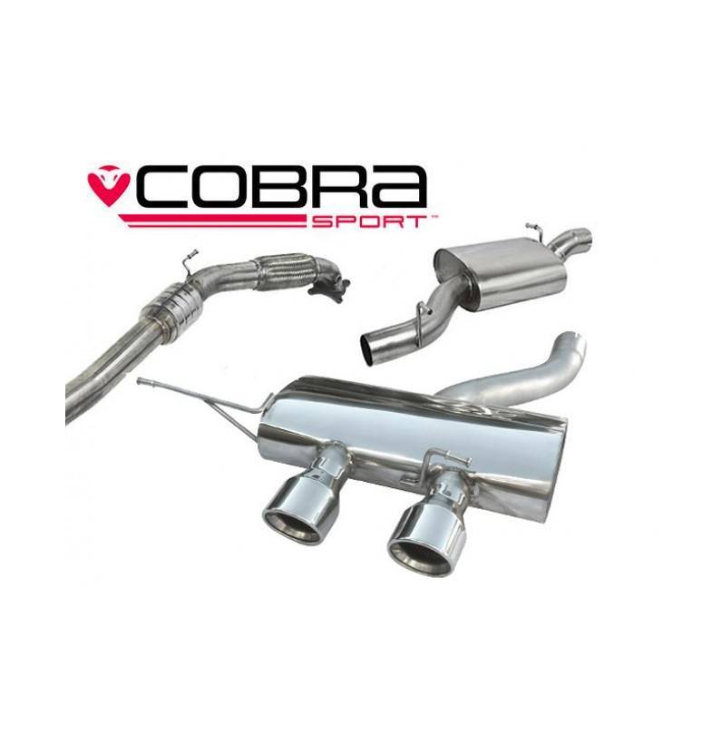 VW Golf MK6 R (5K) 2009-13 Cobra Sport / Turbo Back Exhaust (with Sports Catalyst & Resonater)