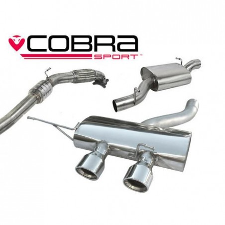 VW Golf MK6 R (5K) 2009-13 Cobra Sport / Turbo Back Exhaust (with Sports Catalyst & Resonater)