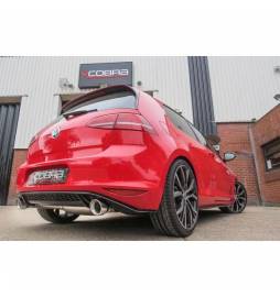 VW Golf MK7 GTI (5G) 2012-  Cobra Sport / Cat Back Exhaust (Resonated)