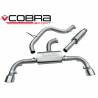 VW Golf MK7 GTI (5G) 2012-  Cobra Sport / Cat Back Exhaust (Resonated)
