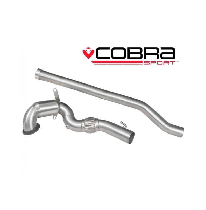 VW Golf MK7 R (5G) 2013- Valved / Front Pipe / Sports Catalyst