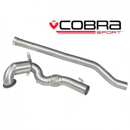 VW Golf MK7 R (5G) 2013- Valved / Front Pipe / Sports Catalyst